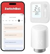 Text reads 'Image 6' and 'SwitchBot'. Smart home display showing mobile app interface, white hub device, and digital temperature display unit.