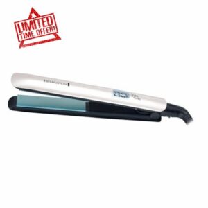 Remington Shine Therapy Hair Straightener with Advanced Ceramic coating infused with Moroccan Argan Oil for sleek & smooth glide