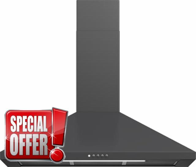 Leisure H902PA 90cm Chimney Cooker Hood - Anthracite           [Energy Class D]