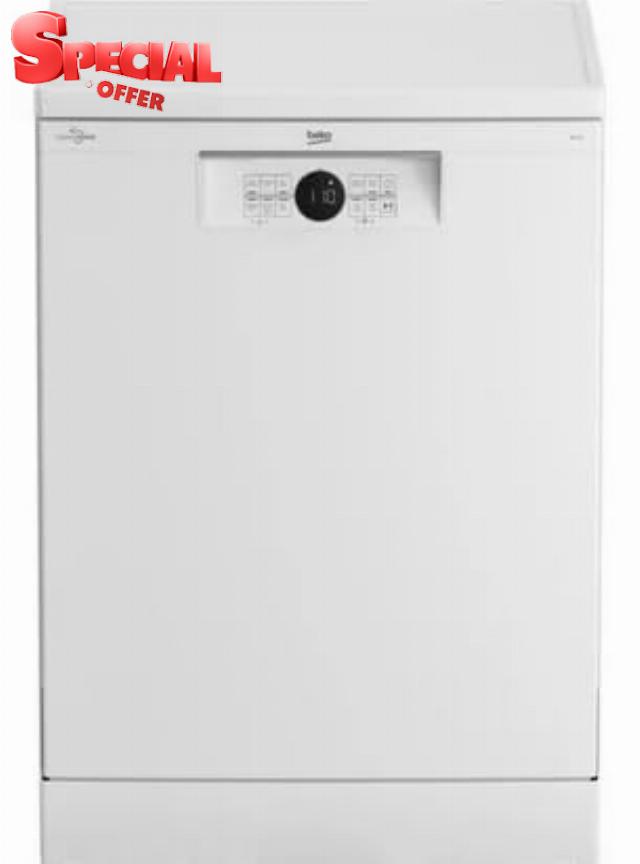 Beko Pro HygieneIntense BDFN26430W Full-Size Dishwasher – 14 Place Settings