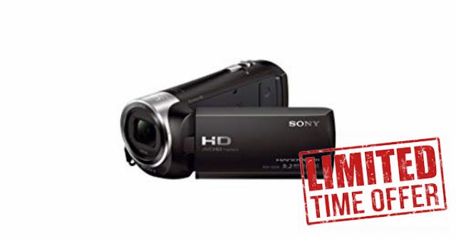 Sony HDR-CX240E Camcorder 9.2MP with 27x Optical Zoom Steady Shot Image Stabilization Micro HDMI USB 2.0 Wi-Fi 2.7-Inch LCD Full HD Black (Renewed)