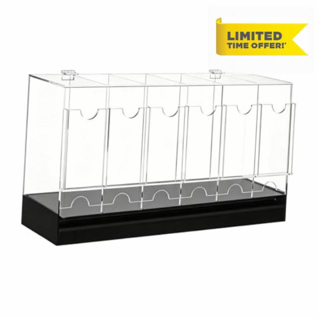 Dispenser Premium Acrylic Booster Box Card Organizer Storage Pack Display Case Easy Access Suitable for collectors hobby storage