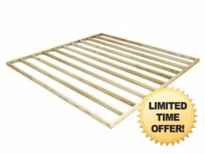 eDecks Premium Decking Frame Kit - Pressure Treated Timber - 4.2m x 4.2m (4 x 2") - Garden Timber Decking Kit for Patios