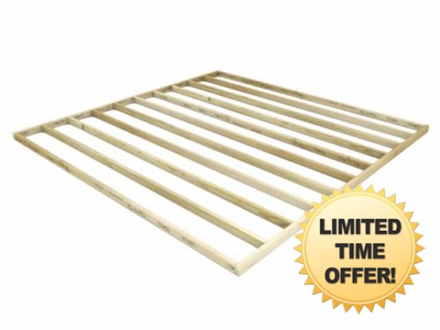 eDecks Premium Decking Frame Kit - Pressure Treated Timber - 4.2m x 4.2m (4 x 2") - Garden Timber Decking Kit for Patios