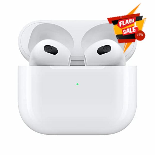 Apple AirPods (3rd generation) with Lightning Charging Case (Renewed)