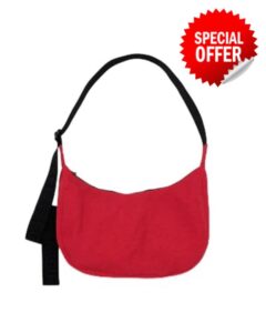 BAGGU Unisex Medium Nylon Crescent Bag Crossbody