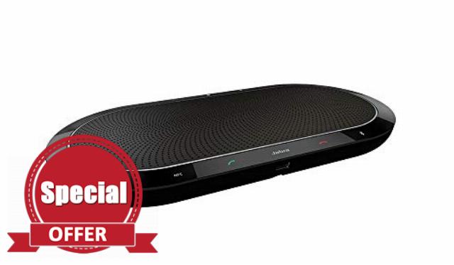 Jabra Speak 810 Speaker Phone - Microsoft Certified Conference Speaker for Large Meetings with Bluetooth and built-in USB-A cable - Connect with Laptops