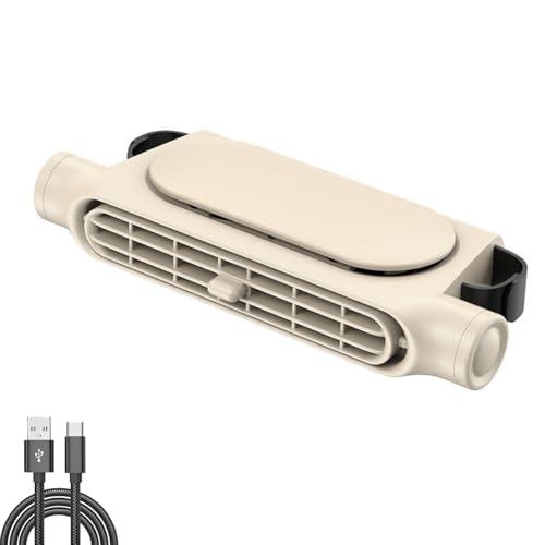 Long-Lasting Cooling Portable USB Headrest Fan for Car