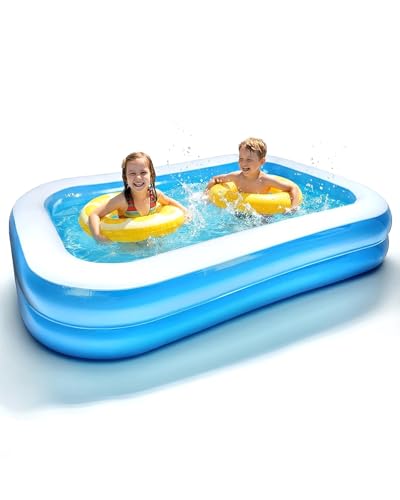 Rectangular Family Swimming Pool with Repair Patch