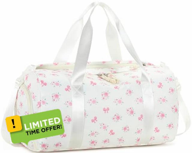 Gym Bag Sports Duffle Bag with Wet Pocket Weekender Overnight Bags with Waterproof Shoe Pouch and Air Hole for Girls Kids Women Workout Travel Bags