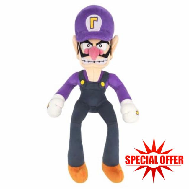 AC09 San-Ei Waluigi Plush – Official San-ei All Star Collection Soft Toy