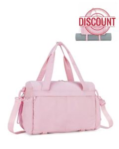 Small Gym Bag Womens with Yoga Mat Holder and Wet Compartment