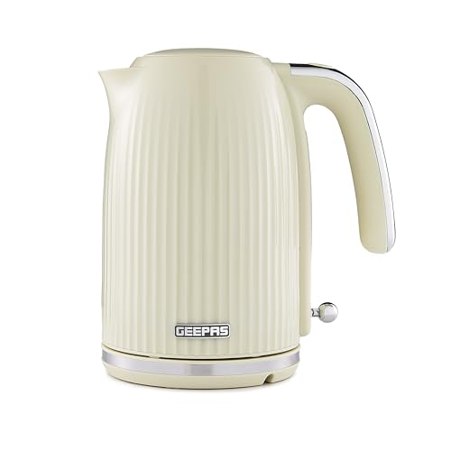Washable Filter for Hot Water Coffee Tea | 3000W Fluted Cream (Renewed)