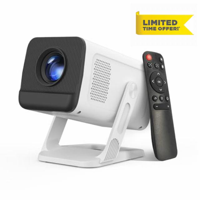Mini Projector with WIFI 6 and Bluetooth 5.4