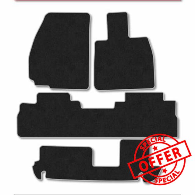 Chery Tiggo 9 Plug-in Hybrid (2025+) Car Mats Tailored Fit Carpet Floor Mats Non Slip Grey Trim Full Coverage Compatible Accessory Front Rear Set Anti Slip Granulated Backing Hand-Finished Clips