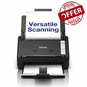 Epson WorkForce ES-550W Wireless Document Scanner | 45ppm / 90 ipm | 100-Sheet Auto Document Feeder | Colour | USB connectivity | Up to A4