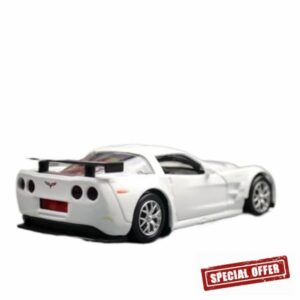 1/36 For Chevrolet Corvette C6-R Coupe Model Collection Micro Alloy Toy Car With Pullback Function Hobby Vehicles Playgame Kit(White)