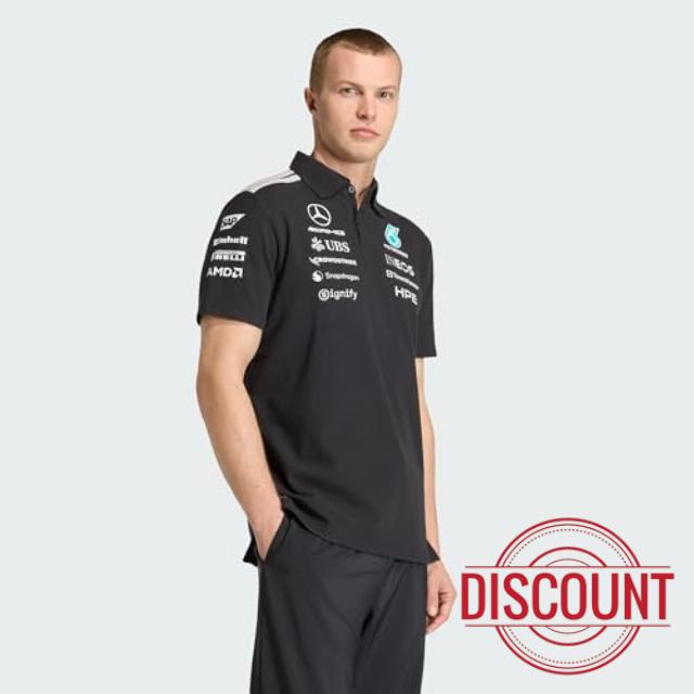 Adidas Men's Mercedes - Amg Petronas Formula 1 Team Engineers Polo Polo Shi