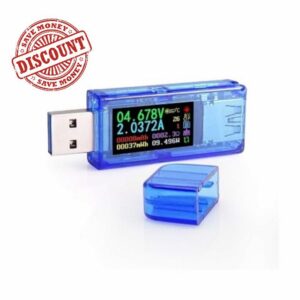 RD AT35 Digits USB 3-0 Color LCD Voltmeter Ammeter Voltage Current Meter Multimeter Battery Charge Power Bank Teste