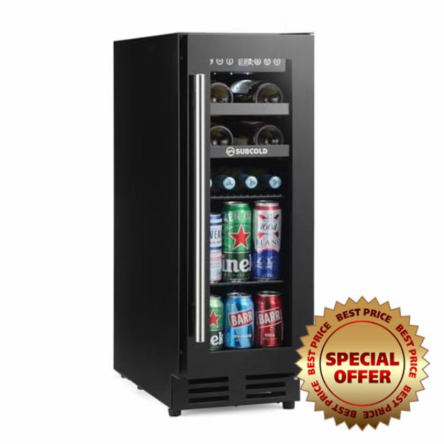 Subcold Integra30 Built-In 2in1 Wine Fridge – Integrated Undercounter Beverage & Wine