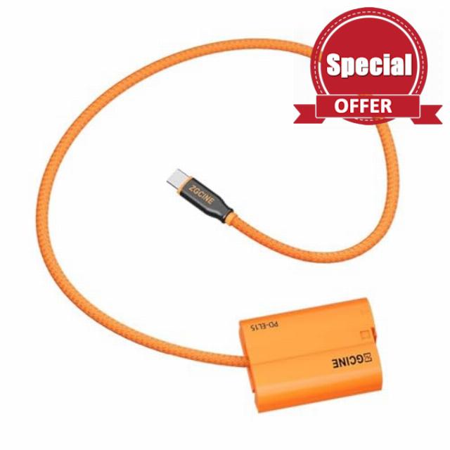 ZGCINE PD-EL15 USB-C to Nikon EN-EL15 Dummy Battery