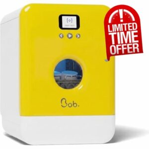 Bob - Compact Dishwasher -daily dishes of 3 people - Built-in Dishwasher - Free-standing