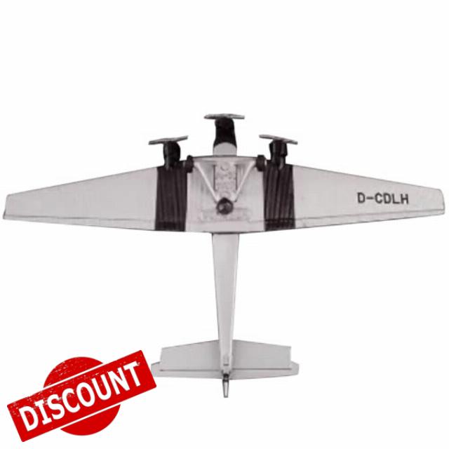 1:250 Alloy WWII Germany Junkers Ju 52 Aircraft Model Metal Airplane Model for Collectio