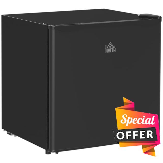 Gecheer 46L Multi-Use Mini Fridge with Adjustable Temp & Reversible Door