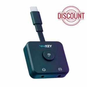 Voicemod Key - VMKey Real-Time AI Voice Changer and Soundboard for Gaming Consoles (Compatible with PS5