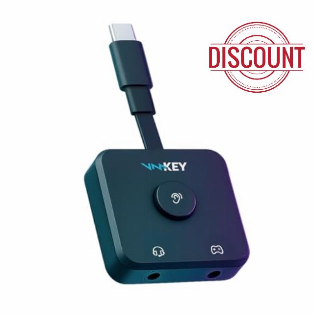Voicemod Key - VMKey Real-Time AI Voice Changer and Soundboard for Gaming Consoles (Compatible with PS5