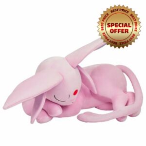 Pokémon Espeon Sleeping Plush - 18-Inch Premium Plush in Sleeping Pose