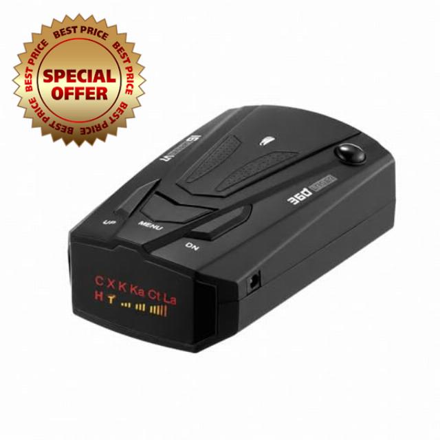Speeder Pro Radar Detector Car Radar radar detector Speed Camera Detector Long Range Detection Compact Dashboard Device for Motorway City and Car Travel (Blakc)