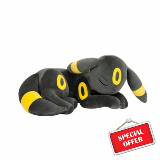 Pokémon Umbreon Sleeping Plush - 18-Inch Premium Plush in Sleeping Pose