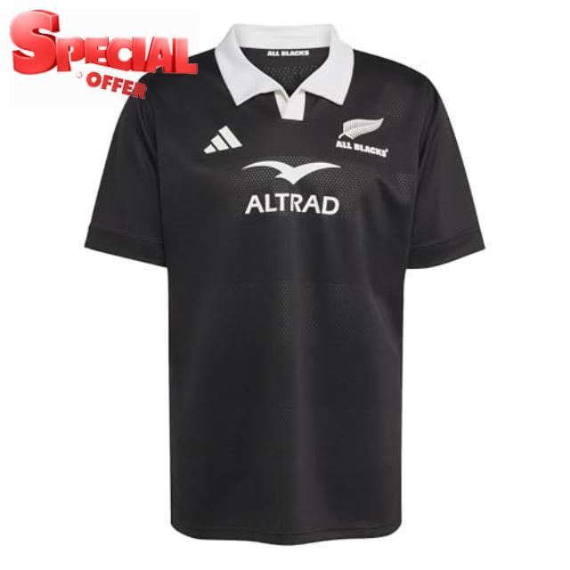 adidas Men's All Blacks Home Replica Jersey Short Sleeve (Pack of 1)