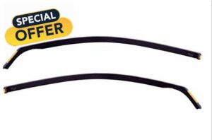 J&J AUTOMOTIVE Wind Deflectors for Renault Twingo 3 Door 2007-2013 2pcs