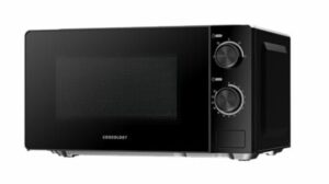 Cookology 20L Freestanding Microwave - 700W - 24.5cm Turntable - 5 Power Modes - Easy-to-Use Dial Timer - Quick Defrost Setting - Black