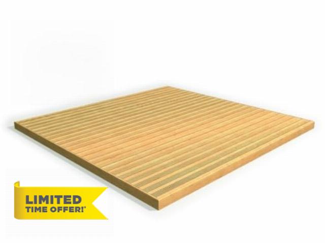 eDecks Discount Softwood Decking Kit Pressure Treated Boards with Joists & Fixings - 1.8m x 1.8m No Handrails