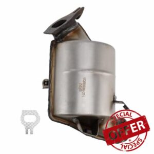 Catalytic Converter Euro 6 for Dacia Logan Sandero for Nissan Micra for Renault Clio 1.0 208A05482R Direct Fit Stainless Steel 48-State Legal Front Oxygen Sensor Ports