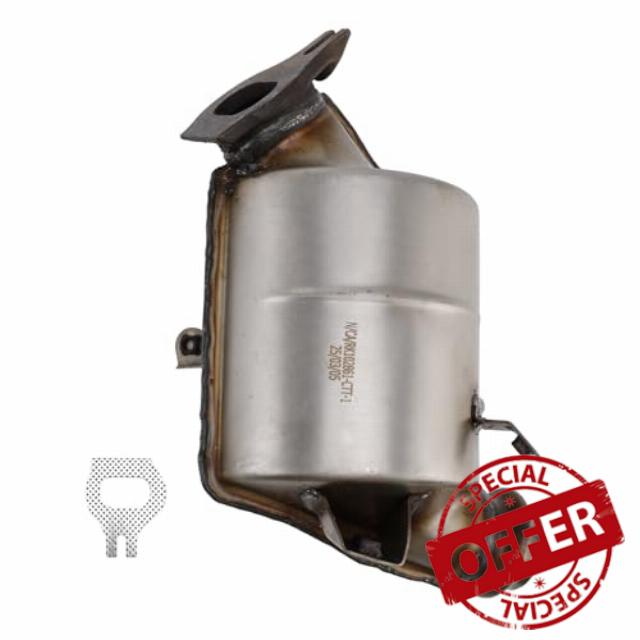 Catalytic Converter Euro 6 for Dacia Logan Sandero for Nissan Micra for Renault Clio 1.0 208A05482R Direct Fit Stainless Steel 48-State Legal Front Oxygen Sensor Ports