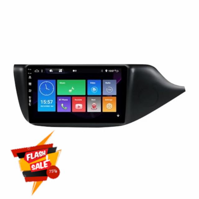 9" 2G+32G Android 14 Car Stereo Radio GPS NAV for Kia Ceed JD 2012-2016 w/Wireless Carplay & Android Auto Double Din Car Stereo FM/RDS Radio Receiver w/AHD Rear Camera Mirror Link IPS Touch Screen SWC