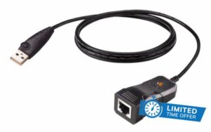 ATEN UC232BF - USB to RJ-45 (RS-232) Console Adapter (FTDI)