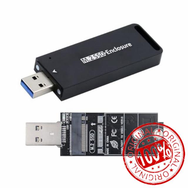 USB 3.0 to Dual Protocol Channel NVME M-key M.2 SATA 2242 2230 SSD External PCBA Case Conveter Adapter RTL9210B Chipse