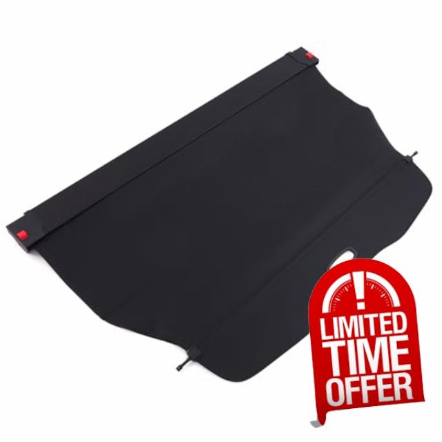 Hawk Black Roller Style Design Retractable Parcel Shelf Load Cover Compatible with BMW 5 Series Touring F11 2009-2017|Original Replacement|High Grade Materials|Removable