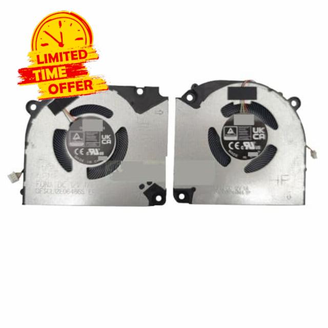 Laptop parts Laptop CPU GPU Cooling Fan For Medion for ERAZER for Crawler E40 MD62518 MD62531 MD62536 MD62549 V155RNCQ Gamer Notebook Cooler Radiator(CPU GPU Fan)