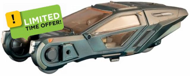 Bell Fine BP031 Blade Runner 2049 K's Spinner 1/32 Scale Color Coded Plastic Model