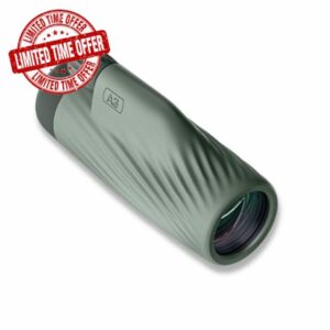 Bushnell A3 10x32 Monocular Laurel Green Roof Prism Waterproof Roof Prism Fully Multi-Coated Binoculars for Adults and Childre