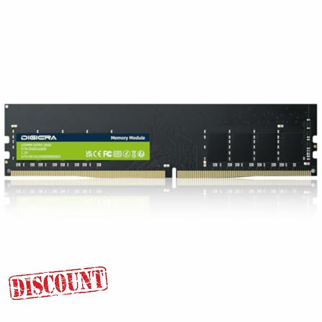8GB DDR4 2666MHz DIGIERA DU260 UDIMM Desktop RAM–288-Pin 1.2V CL19 Non-ECC Memory Module