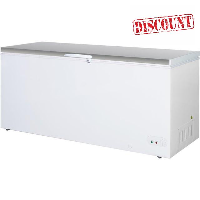 Commercial Chest Freezer 650L Stainless Steel Lid Large Capacity Deep Freezer 1805x750mm Energy Efficient Storage Freezer for Restaurant Catering Use