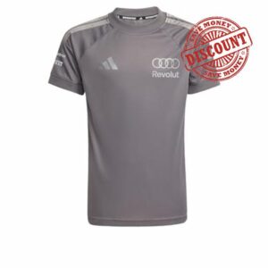 adidas Boy's Audi Formula One Team Driver Jersey Replica Short Sleeve Youth T-Shi