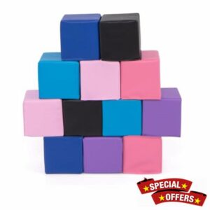 GYMAX 12Pcs Foam Building Blocks